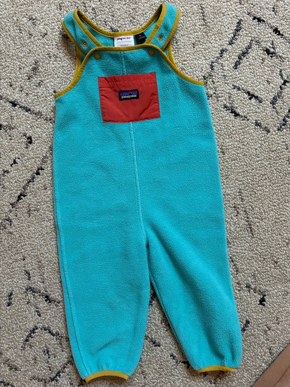 Patagonia kids Fleece Overalls (3T) EUC